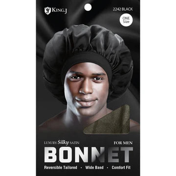 Qfitt King J. Luxury Silky Satin Bonnet for Men