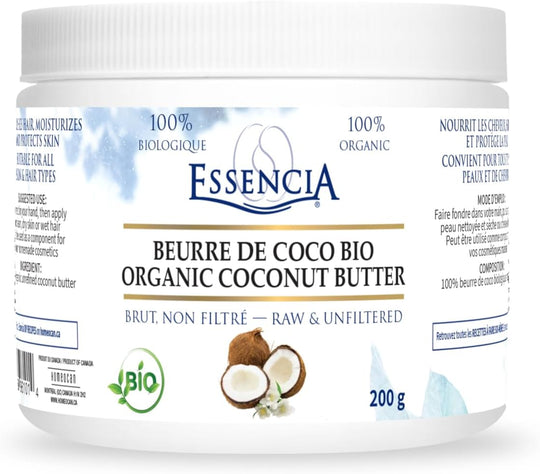Essencia 100% Organic Raw & Unfiltered Coconut Butter