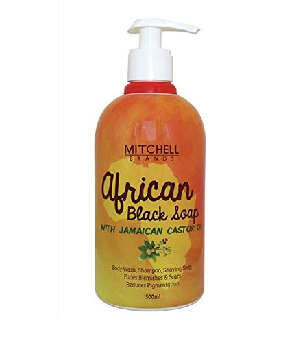 Mitchell Brand Liquid African Black Soap with Jamaican Black Castor Oil