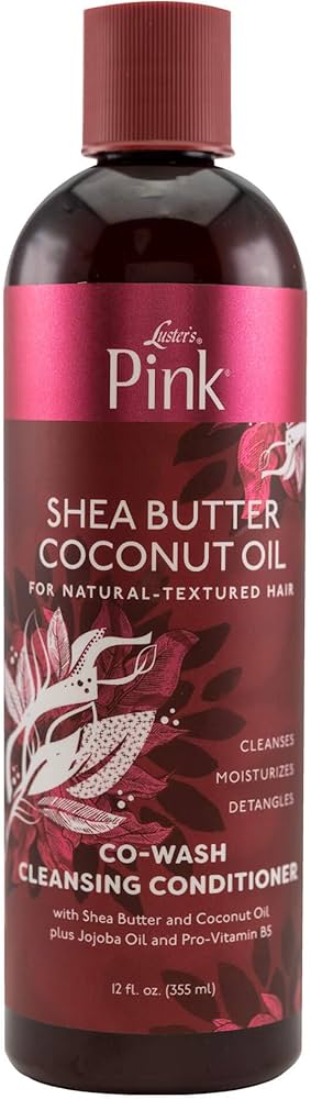 Pink Shea Butter Coconut Oil Co-Wash Conditioning Cleanser 12oz