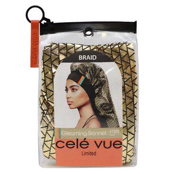 Qfitt M&M Headgear Cele Vue Gleaming Braid Bonnet
