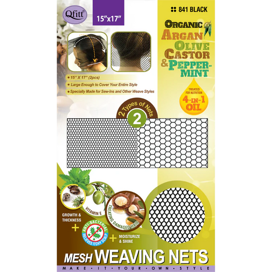 Qfitt Organic Mesh Weaving Nets 2pc