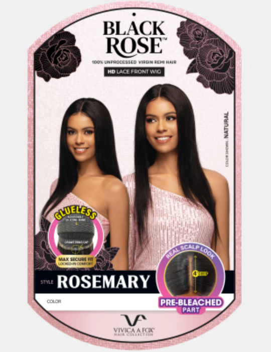Vivica A. Fox Black Rose 100% Unprocessed Virgin Remi Hair Wig Rosemary