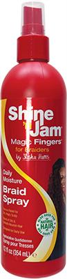 Ampro Shine N Jam Magic Fingers for Braiders Daily Moisture Braid Spray