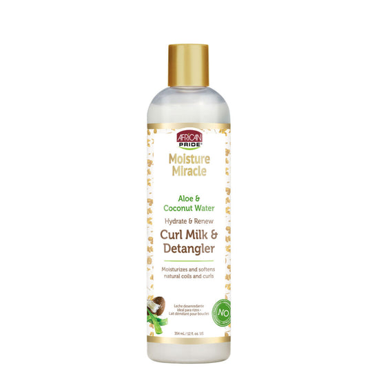 African Pride Moisture Miracle Aloe & Coconut Water Curl Milk & Detangler