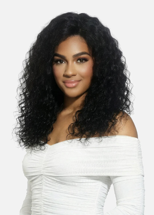 Vivica A. Fox Black Rose Human Hair Crochet Extensions 3X Deep Wave