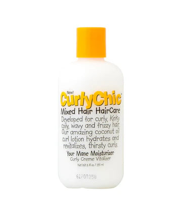 Curly Chic Mixed Hair Hair Care Your Mane Moisturizer Curly Creme Vitalizer