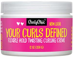 Curly Chic Your Curls Defined Flexible Hold Twisting Curling Cream