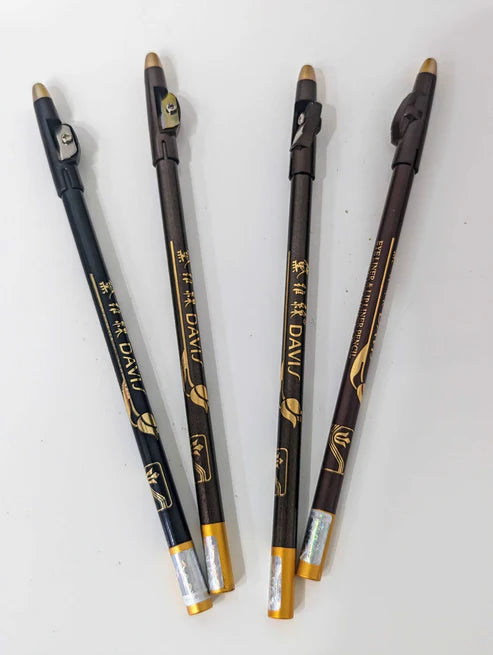 Davis Waterproof Eye & Lip Liner Pencil with Vitamin A & E with Sharpener