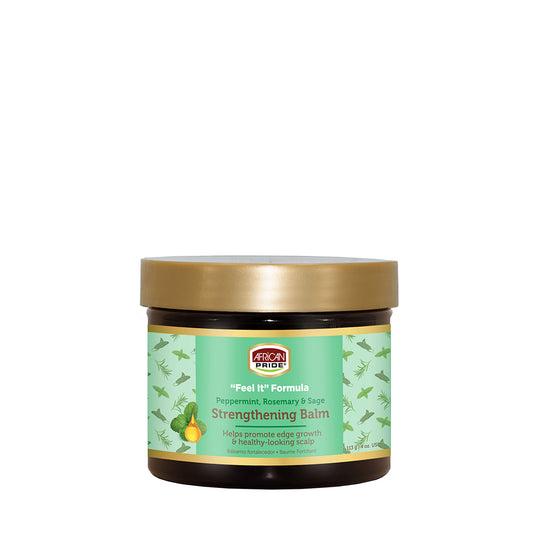 African Pride "Feel It" Formula Peppermint, Rosemary & Sage Strengthening Balm