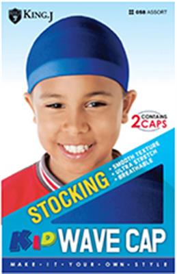 King J. Kids Stocking Wave Cap 2pc