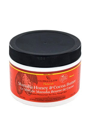 Ultra Glow Natural Manuka Honey & Cocoa Butter Intensive Moisturizer for Dry, Rough Skin