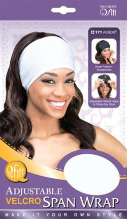 Qfitt M&M Headgear Adjustable Velcro Span Wrap