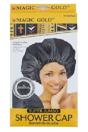 Magic Super Jumbo Shower Cap Black