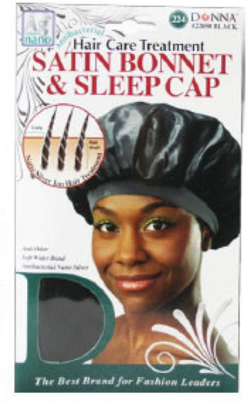 Donna Nano Satin Bonnet & Sleep Cap