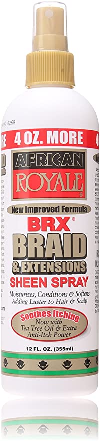African Royale BRX Braid & Extensions Sheen Spray