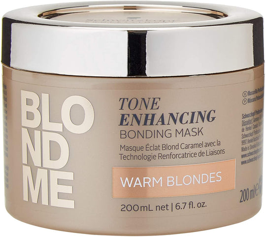 Schwarzkopf BLONDME Tone Enhancing Bonding Mask for Warm Blondes 6.76oz