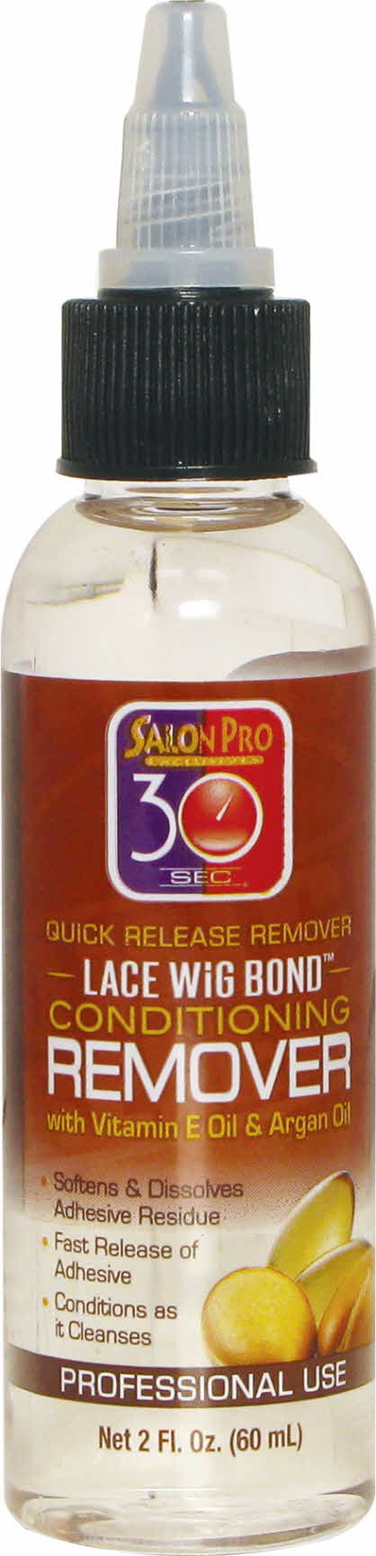 Salon Pro 30 Sec Lace Wig Bond Conditioning Remover 2oz