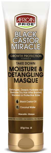 African Pride Black Castor Miracle Masque