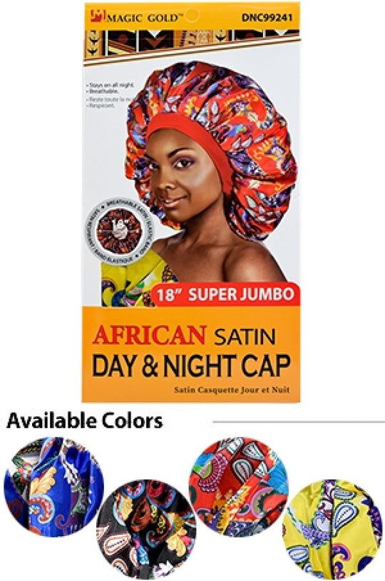 Magic Gold African Satin Day & Night Cap