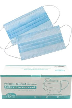 Health Civil Disposible Face Mask 50pcs