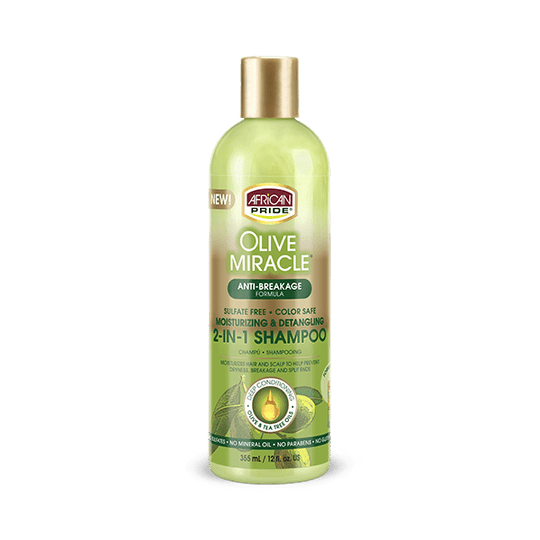 African Pride Olive Miracle 2 in 1 Shampoo & Conditioner