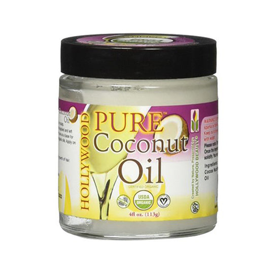 HollyWood Beauty Organic Coconut Oil Jar