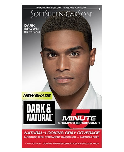 Dark & Natural permanent men's hair color Kit