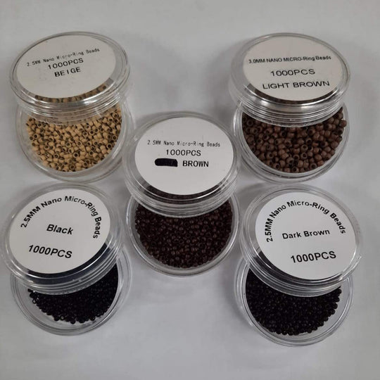 Natural Way 2.5mm Nano Loop & Lock Beads 1000 pcs