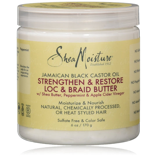 Shea Moisture Jamaican Black Castor Oil Strengthen & Grow Loc & Braid Butter