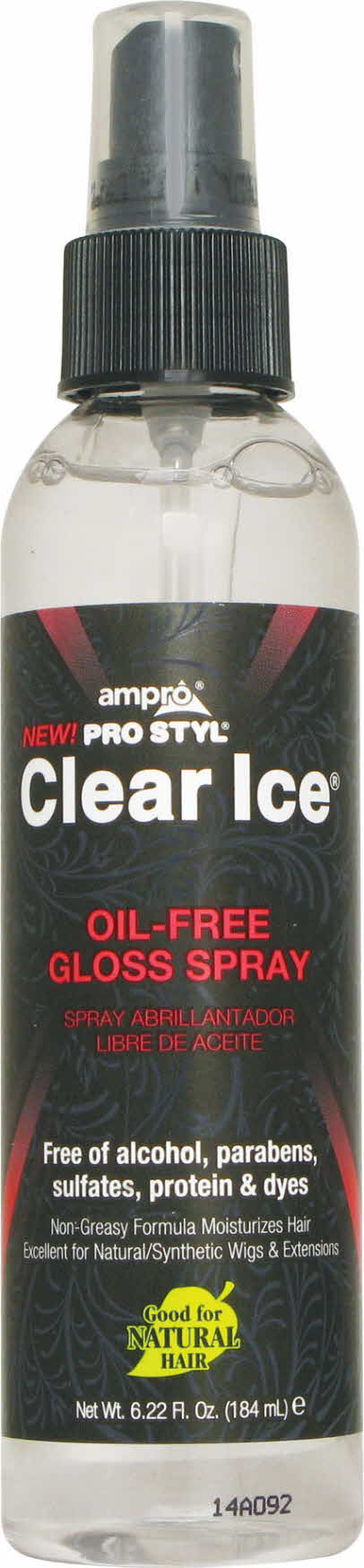Ampro Clear Ice Oil-Free Gloss Spray