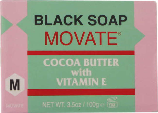 Movate Black Soap Cocoa Butter w/ Vitamin E
