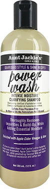 Aunt Jackie's Curls & Coils Grapeseed Power Wash Clarifying Shampoo