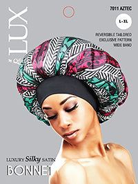 QFitt Luxury Silk Satin Bonnet Pattern