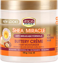 African Pride Shea Butter Miracle Buttery Creme Hair Moisturizer
