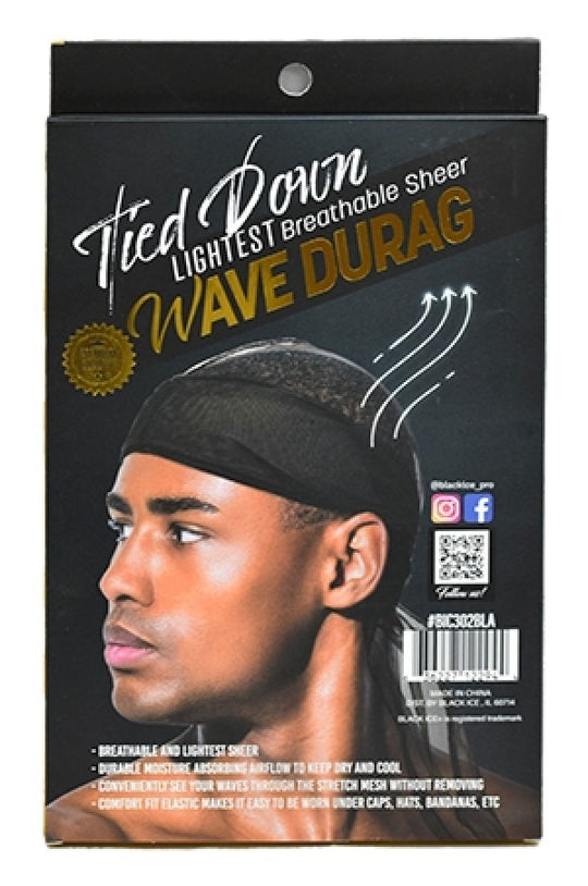Black Ice Wave Durag