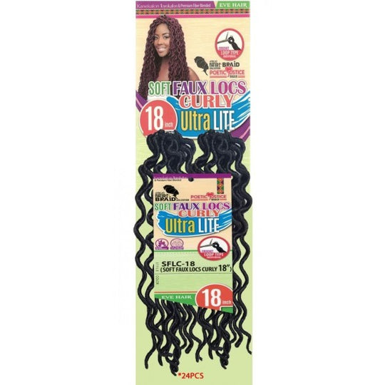 Eve Hair Soft Faux Locs Curly Ultra Lite 18"