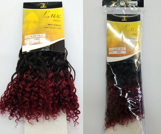 Lux Pro Human Hair Jerry Curl 10"